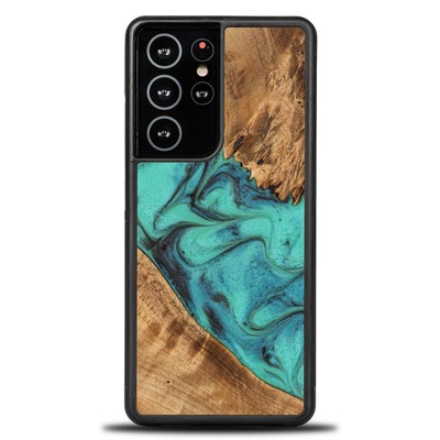 Holzhülle für Galaxy S21 Ultra Bewood Handyhülle Hard Case Cover Schutz Hülle