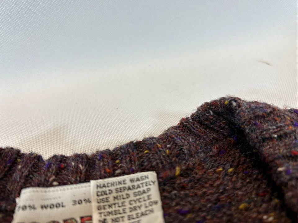 McGregor Suéter Chaleco Hombre Pequeño Lana y Acrílico Cuello en V Pullover De Colección Nuevo de Lote Antiguo Foto 4 de 4