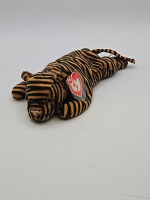 Ty Beanie Baby Stripes the Tiger 3rd Gen