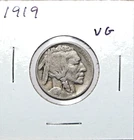 1919 US Buffalo Nickel VG Very Good Free Shipping