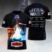 Star Wars The Empire Strikes Back T-shirt All Over Print Size XS-6XL
