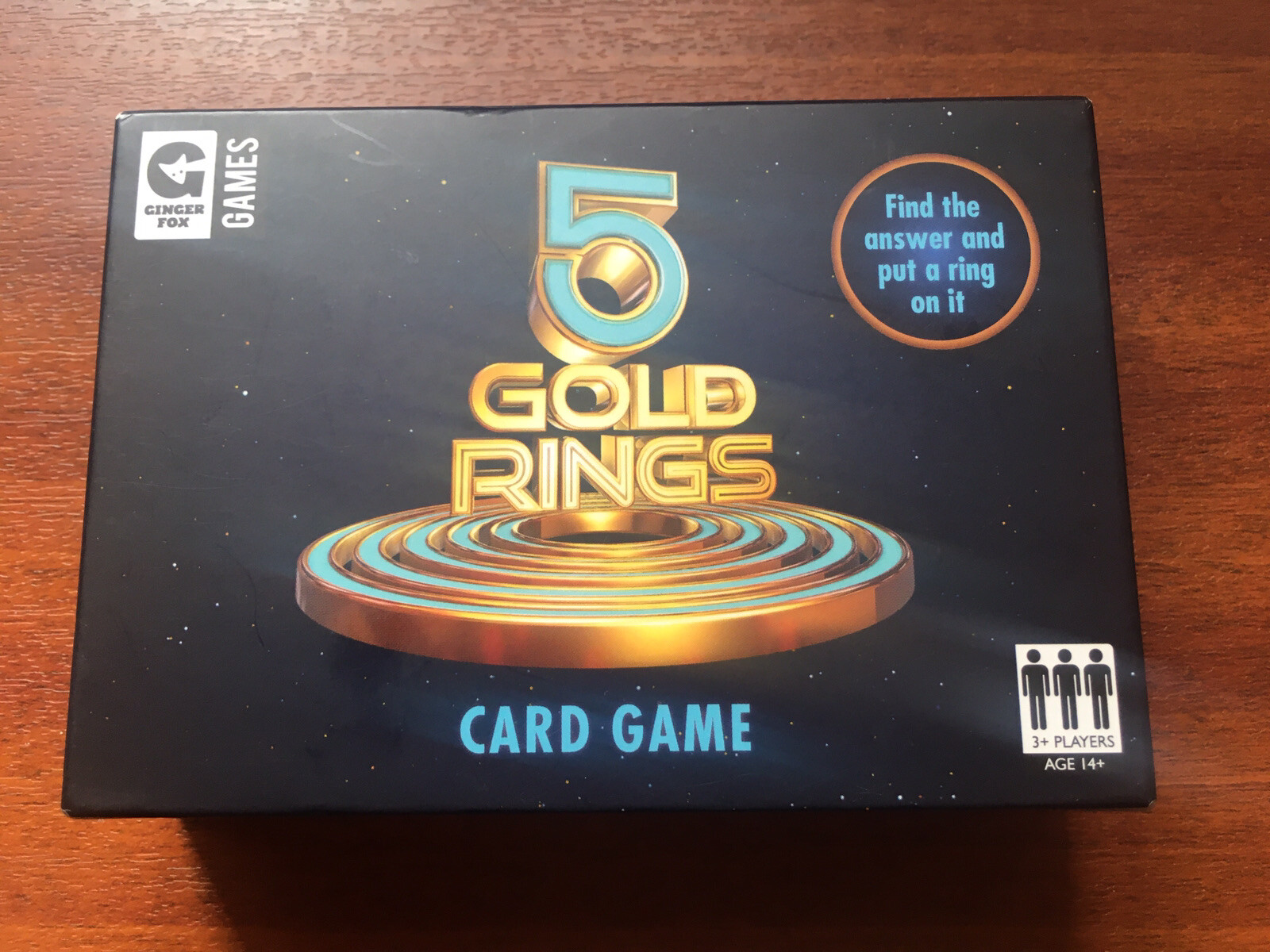 5 Gold Rings TV Show Card Game