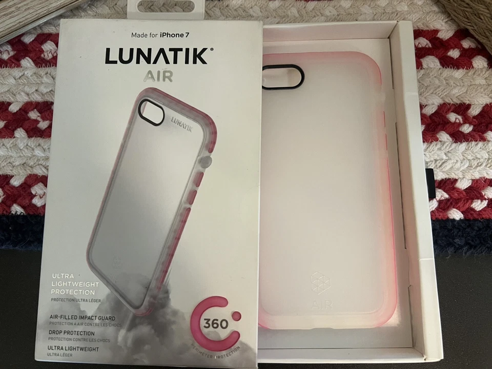 Funda Carcasa Lunatik Air Ultra Ligera Air 360 iPhone 7 Rosa Vapor AIR7-005 Foto 4 de 4