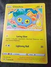 chinchou pokemon card value Pokemon TCG - Stellar Crown - #048/142 - Chinchou