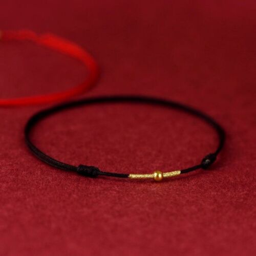 Handgemachtes Armband aus rotem Seil, Glücksbändchen für Frauen und Männer - Bild 2 von 22
