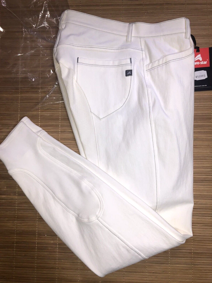 EUROSTAR JUDITH Turnierreithose Damen Vollbesatz GRIP weiß 32 36 NEU %%% UVP159€