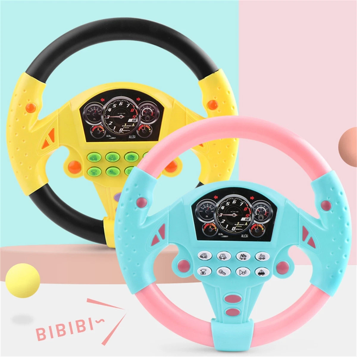 Children's steering wheel sale toy for the car
