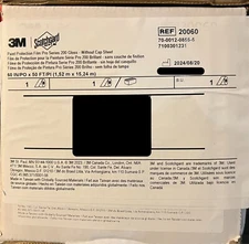 3M Scotchgard Paint Protection Film Pro Series 200 Gloss 20060  60"x50' NEW