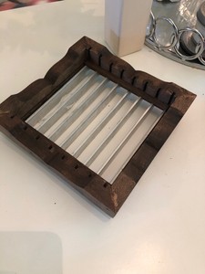 Vintage Mid Century Modern Dish Rack Plate Dryer Countertop Dryer