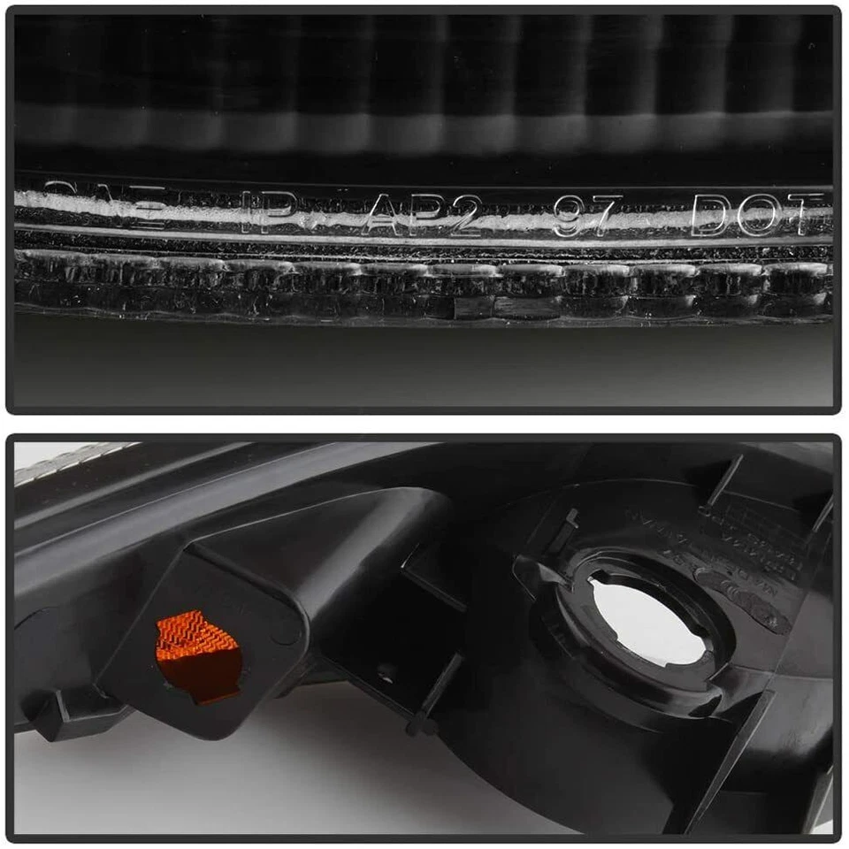 Luces de estacionamiento con señal de parachoques negras para Chevrolet Corvette 1997-2004 L+R 97-04 Foto 3 de 3