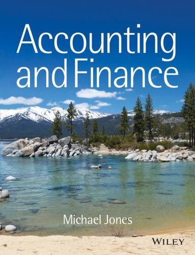 Accounting and Finance by Michael J. Jones (2014, Trade Paperback)