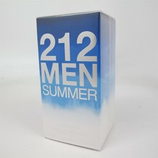 212 MEN SUMMER by Carolina Herrera 100 ml/ 3.4 oz Eau de Toilette Spray LE NIB