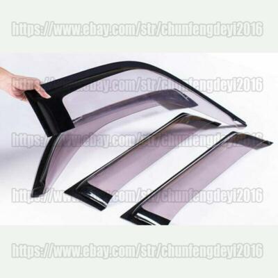 vent Window Visors Sun Rain Guards Deflector For Toyota prado fj120 2003-2009