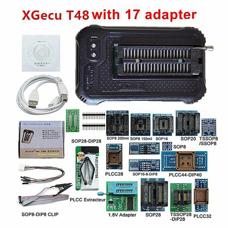 Xgecu TL866II Plus Upgraded T48 Programmer with Adapters for EPROM/MCU/SPI/Nor - image 2 of 4