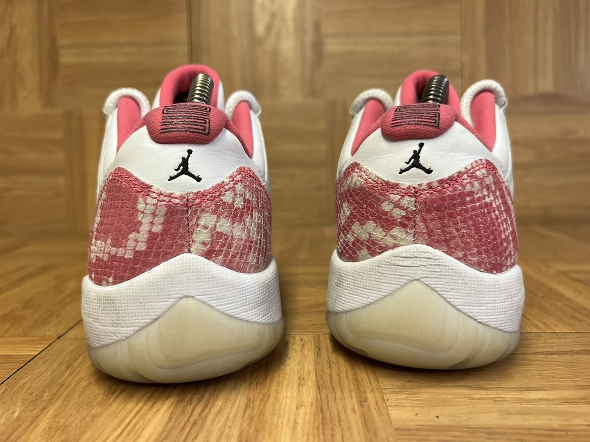 RARE🔥 Size 10 - Nike Air Jordan 11 XI Retro Low Pink Snakeskin W