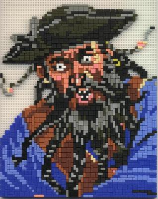 Mini Stecksystem Piraten Blackbeard  ca. 1.750 Teile Nr. 41196