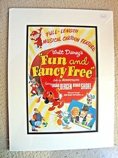 Walt Disney's "Fun and Fancy Free" Edgar Bergen & Dinah Shore Musical Cartoon Ad
