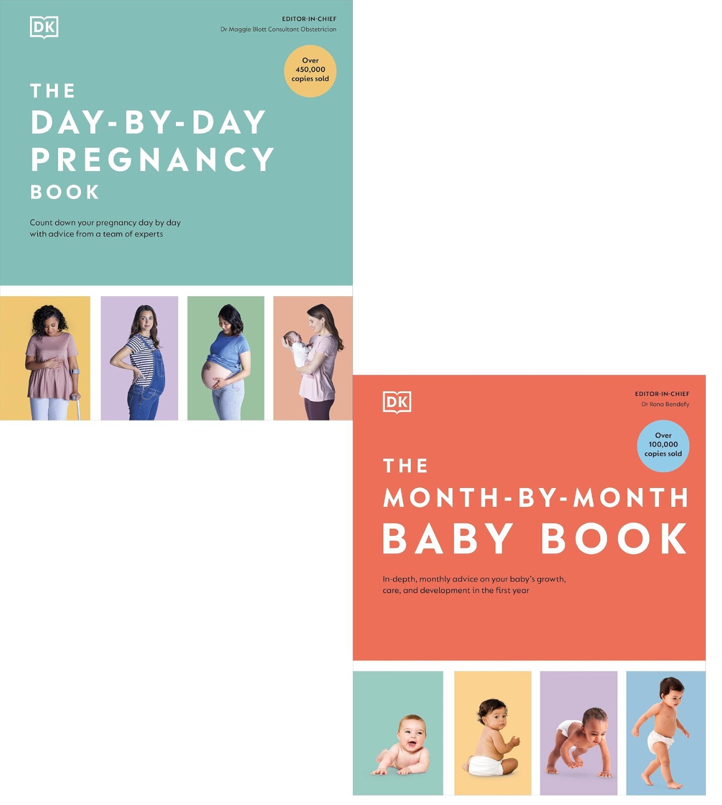 B&Q -  The Day-By-Day Pregnancy BookThe Month-By-Month Baby Book 2 Books Collection Set - Image 2