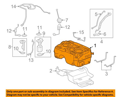 GM OEM 08-09 Vue Fuel System Fuel System Components-Fuel Tank 25910570