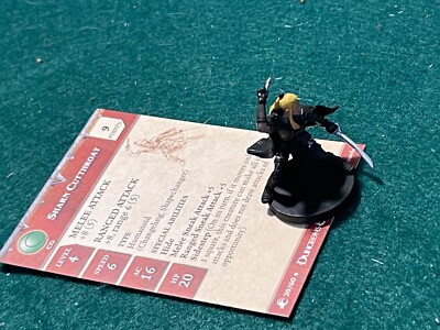 Dungeons & Dragons  DND Sharn  Cutthroat 20 of 60 With Card VERY RARE miniature