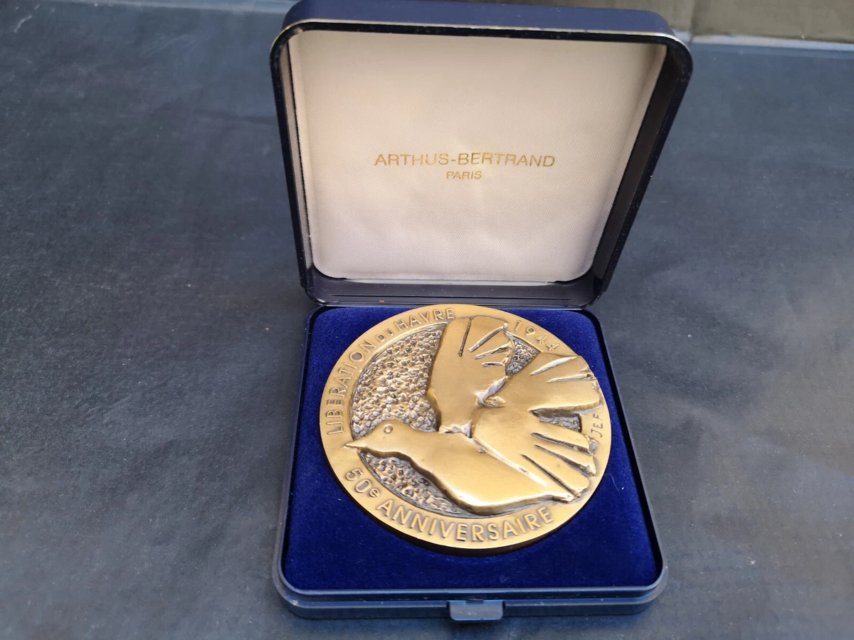 MÉDAILLE 50 ème Anniversaire de la Liberté retrouvée 1945 -1995 FNCPG. CATM EUR 30,00 - FR