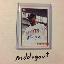 Fernando Romero #23-A Twins RC Auto Rookie year in review 2018 TOPPS ON-DEMAND
