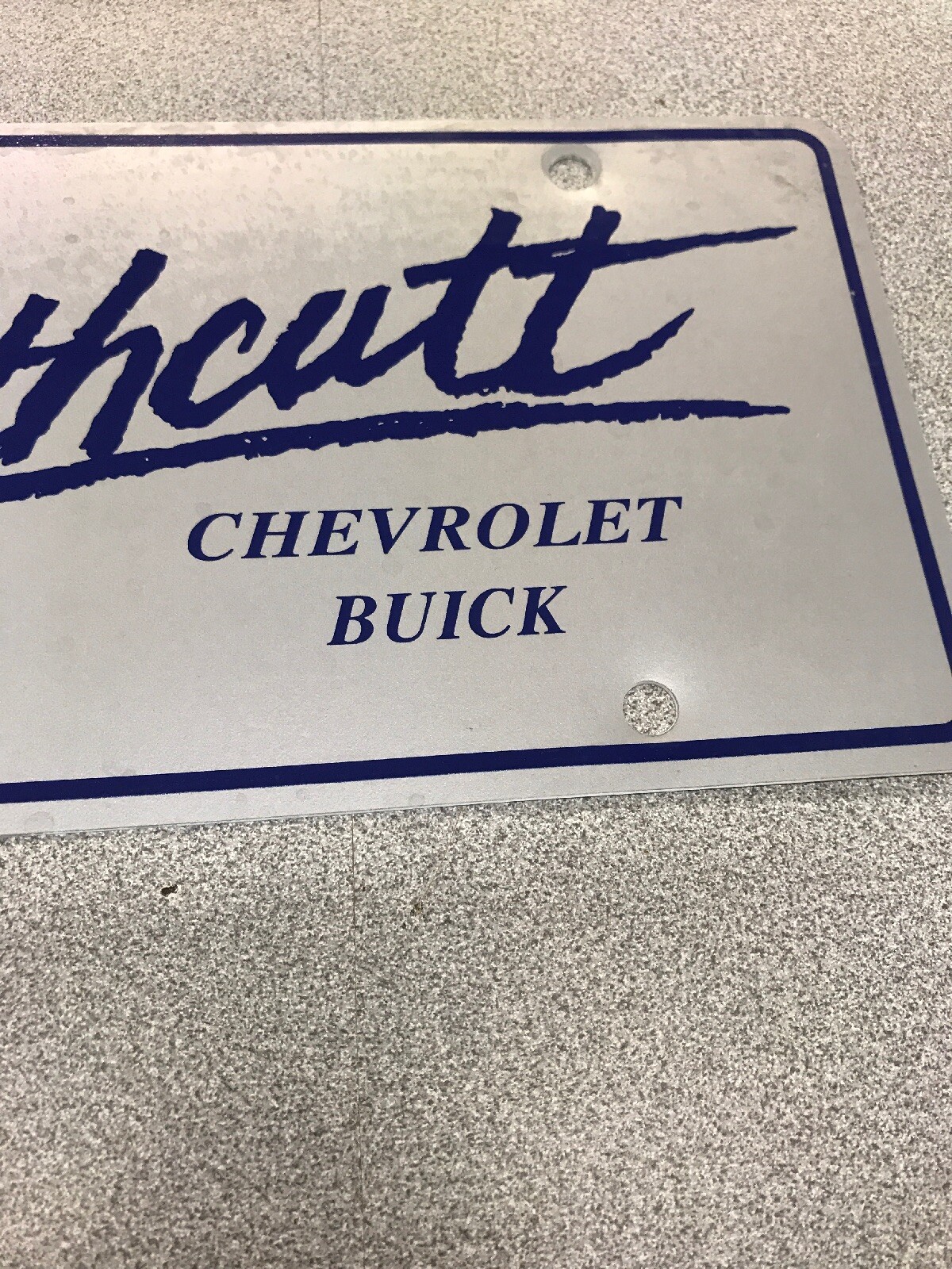 Northcutt Chevrolet Buick Enid, OK License Plate Insert eBay