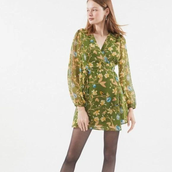 virgos lounge green dress REIGN DRESS – Lolliesvintagestore main image 1