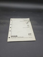 KOHLER MODELS S340 OPERATION AND INSTALLATION AUTOMATIC TRANSFER GUIDE MANUAL 