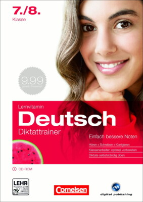 Cornelsen Lernvitamin D - Diktattrainer 7./8. Kl. win 2000 XP Vista