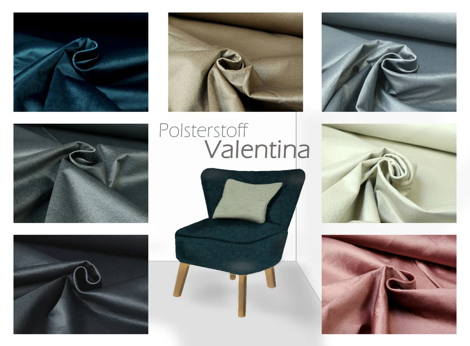 POLSTERSTOFF wasserabweisend Filzabseite Samt Velours PETROLBLAU EUR 11,98/m - Bild 2 von 2