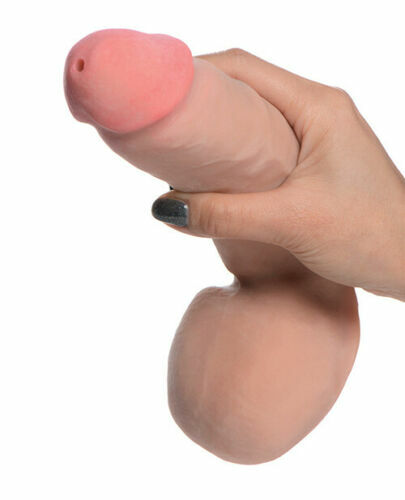 LOADZ SQUIRTING DUAL DENSITY DILDO 8 INCH DONG REAL - Picture 3 of 5