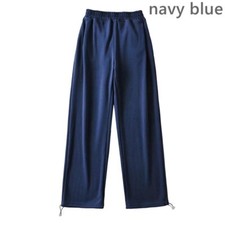 Ladies Sweatpants Drawstring Straight Leg Trousers Elastic Waist Pants Casual