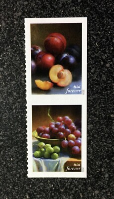 2020USA #5484 & 5489 Forever Fruits & Vegetables - Set of 2 From
