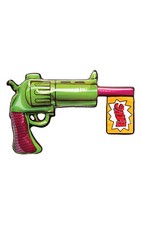 Joker Inflatable Toy Gun Fancy Dress Accessory