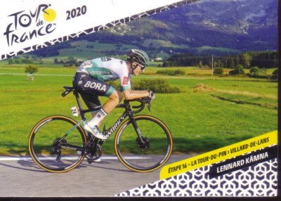 PANINI TOUR DE FRANCE 2020 LENNARD KAMNA STAGE 16 CARD # E16