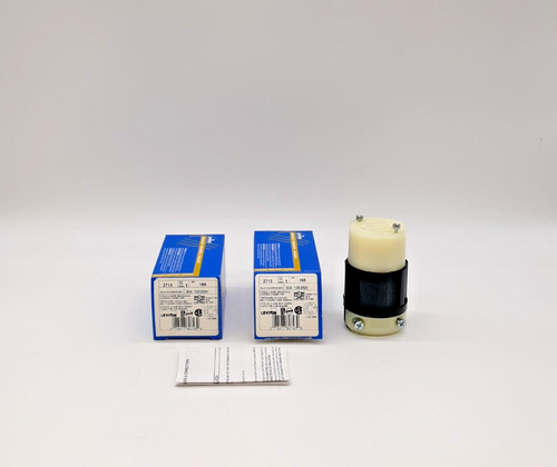 Leviton 2713 / 165-2713 Locking Connector - Lot of 2 - 第 1/4 張圖片