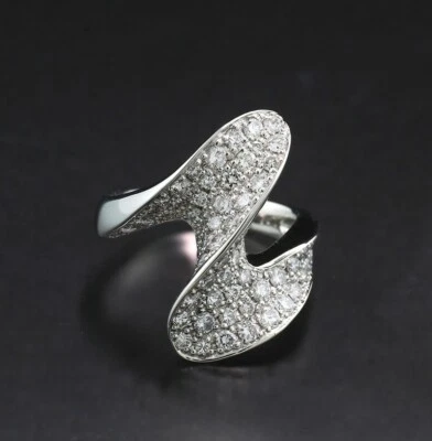 Brillantring Blitz Diamanten 1,76 carat 900er Platin massiv Wert 10.230 Euro Neu - Bild 1 von 4