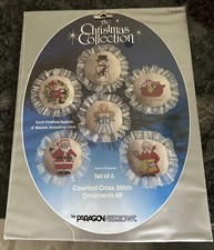 Christmas Collection Paragon Needlecraft Kit 6130 Signs of Christmas Ornaments