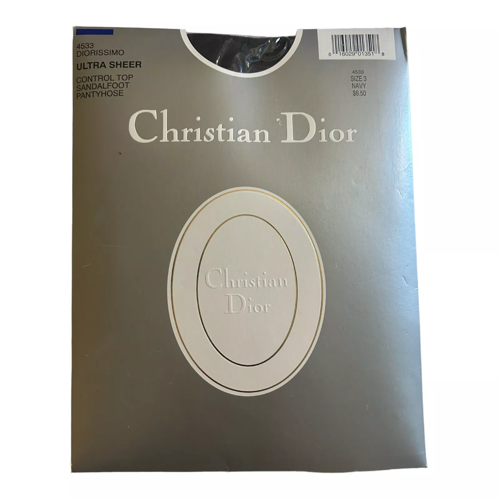 Pantalon de contrôle ultra pur Christian Dior Diorissimo taille 3 bleu marine 4533