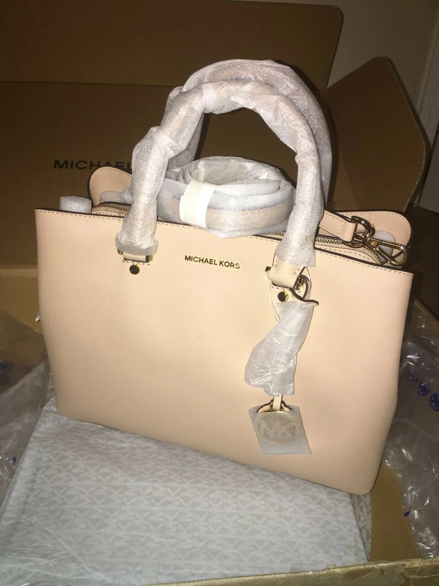 MICHAEL Michael Kors Savannah Large Saffiano Leather Satchel