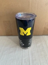 Michigan Wolverines NCAA 20oz Tumbler Cup Mug Boelter Brands New