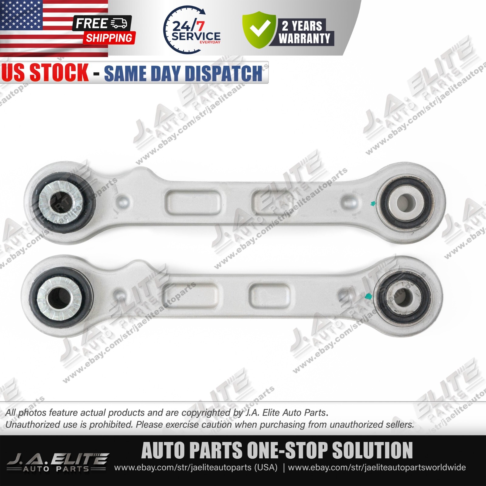 2pcs Rear Suspension Control Arm Rods fit Maserati Levante (2017+) 670032017