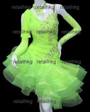 Z847 Custom-made Latin Salsa Rumba Samba Jive Dance dress
