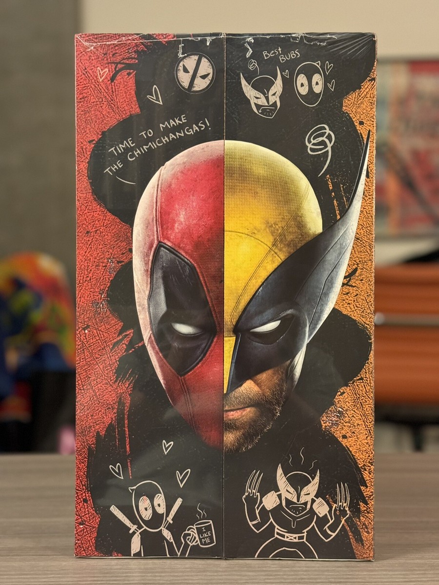 【Cosbaby】 Deadpool & Wolverine （Masked） Hot Toys Cosbaby Marvel Deadpool and Wolverine Masked Ver