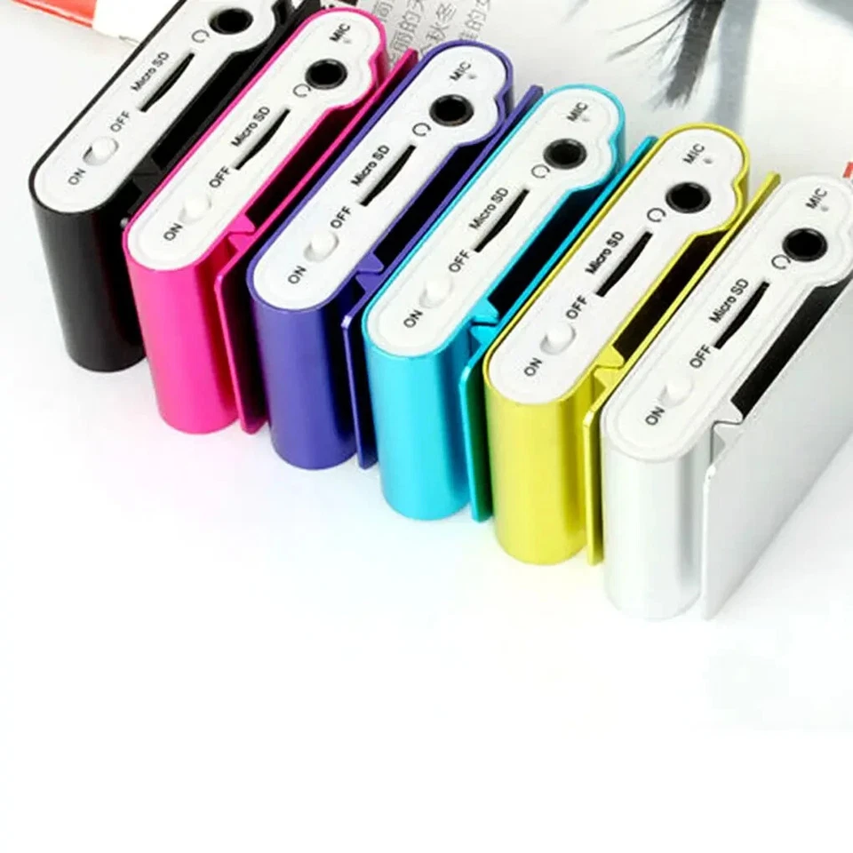 MP3 Lettore Musicale Con Schermo Digitale Riproduce Audio Mini Clip Supporto SD - Immagine 2 di 4