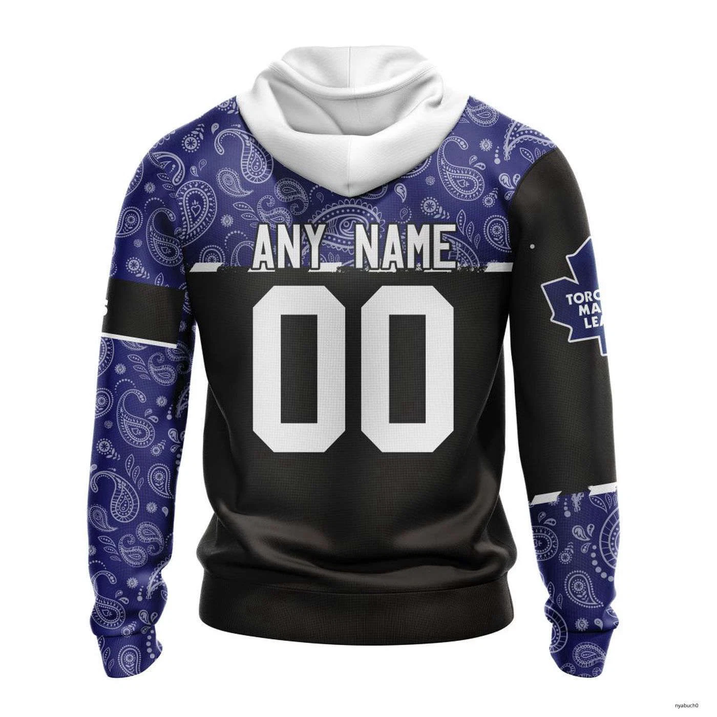 Personalized Toronto Maple Leafs Hoodie Pullover Paisley Hockey Team