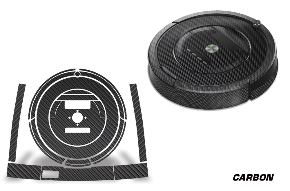 Kit Adesivi In Carbonio Per IRobot Roomba 860/870/880 &ndash; Pellicola Avvolgente