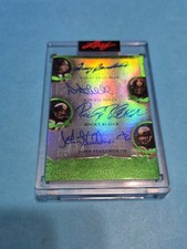 2026 Leaf Magnificence Terry Bradshaw Donnie Shell Bleier Stallworth 3/3 Auto 
