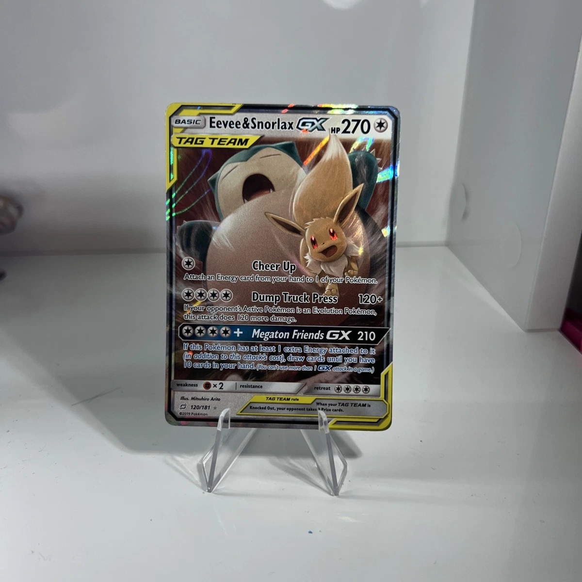 Eevee & Snorlax GX 120/181 Sm-Team Up for sale | eBay